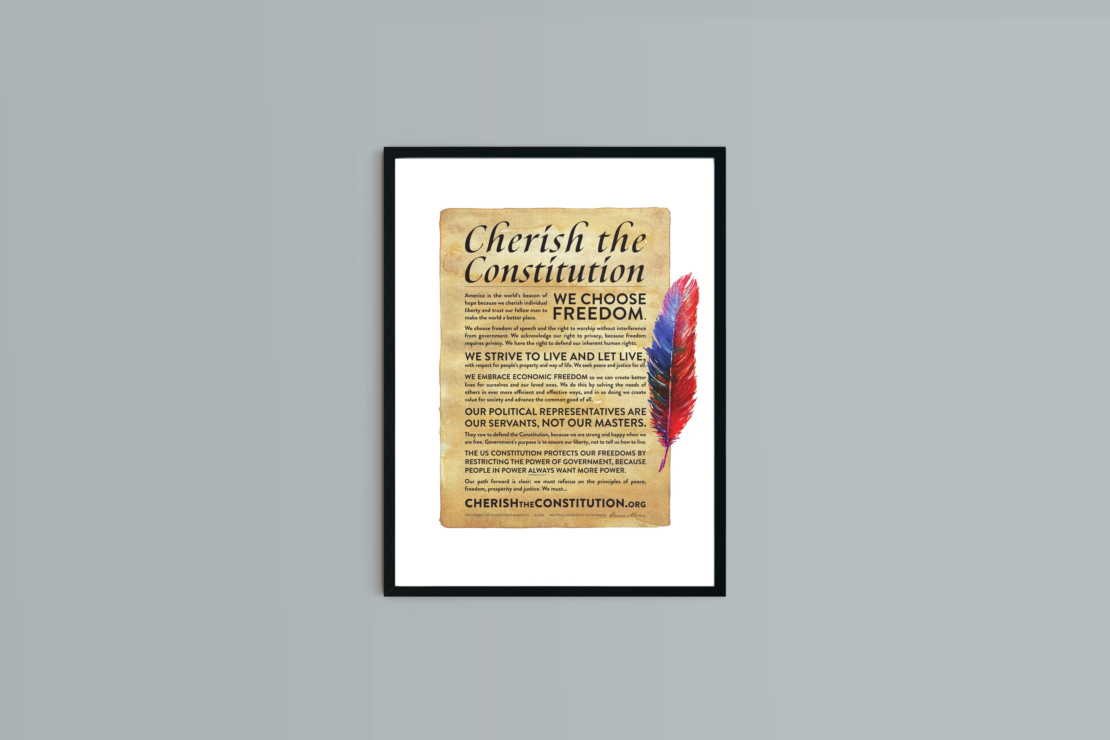 Cherish the Constitution Manifesto